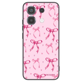 Picasee Xiaomi Poco X6 Hülle - Schwarzes Silikon - Bow Aesthetic