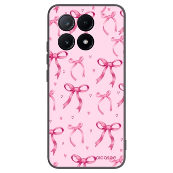 Picasee Xiaomi Poco X6 Pro Hülle - Schwarzes Silikon - Bow Aesthetic