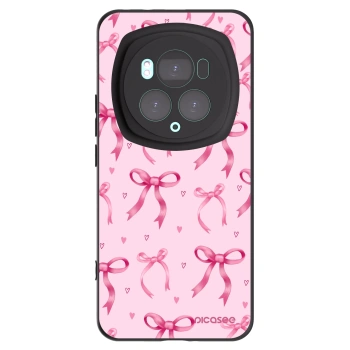 Picasee Honor Magic6 Pro Hülle - Schwarzes Silikon - Bow Aesthetic