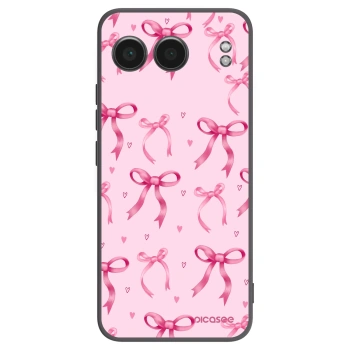 Picasee OnePlus Nord 4 Hülle - Schwarzes Silikon - Bow Aesthetic