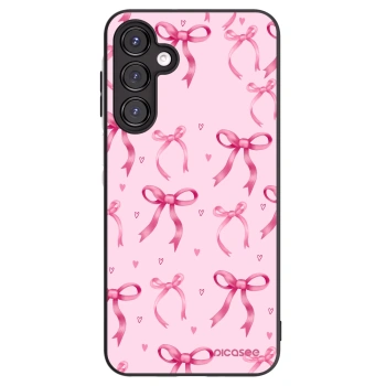 Picasee Samsung Galaxy A16 5G Hülle - Schwarzes Silikon - Bow Aesthetic
