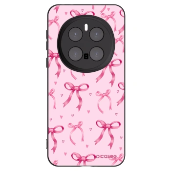 Picasee Honor Magic7 Pro 5G Hülle - Schwarzes Silikon - Bow Aesthetic