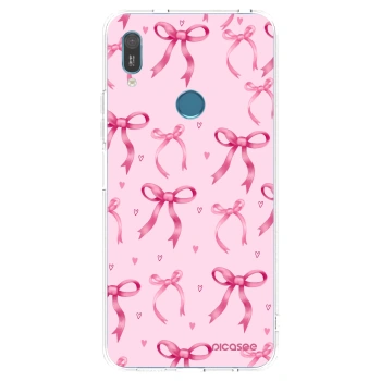 Picasee Huawei Y6 2019 Hülle - Transparentes Silikon - Bow Aesthetic