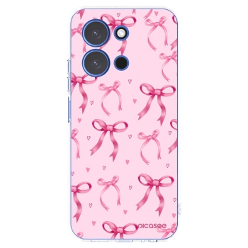 Picasee Xiaomi Redmi 15C 4G Hülle - Transparentes Silikon - Bow Aesthetic