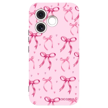 Picasee Honor 600 Lite Hülle - Schwarzes Silikon - Bow Aesthetic