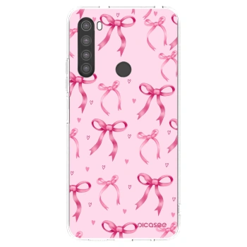 Picasee Xiaomi Redmi Note 8 Hülle - Transparentes Silikon - Bow Aesthetic