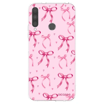 Picasee Huawei P40 Lite E Hülle - Transparentes Silikon - Bow Aesthetic