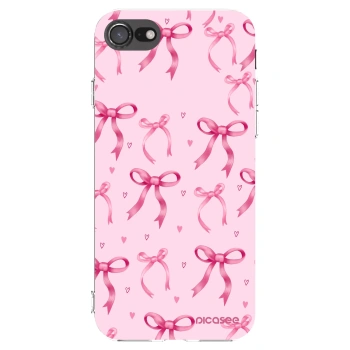Picasee Apple iPhone SE 2020 Hülle - Transparentes Silikon - Bow Aesthetic
