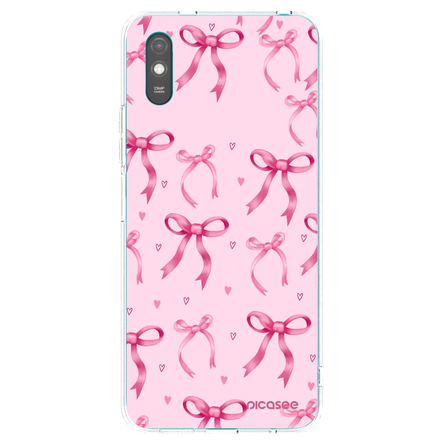 Picasee Xiaomi Redmi 9A Hülle - Transparentes Silikon - Bow Aesthetic