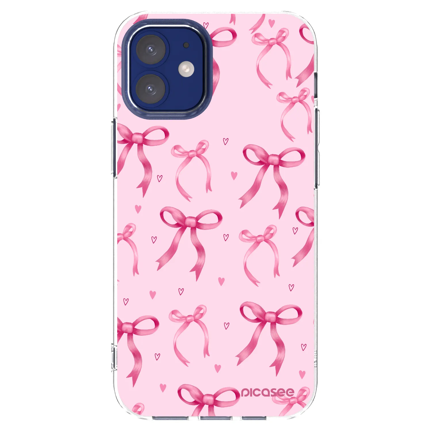 Picasee Apple iPhone 12 mini Hülle - Transparentes Silikon - Bow Aesthetic