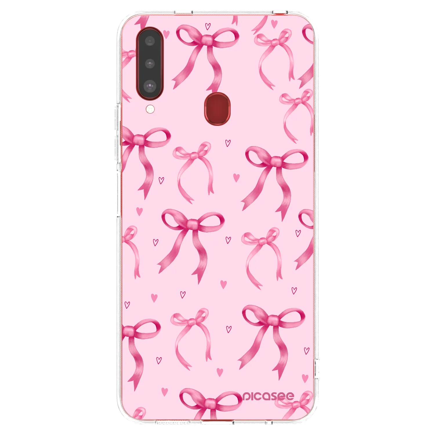Picasee Samsung Galaxy A20s Hülle - Transparentes Silikon - Bow Aesthetic