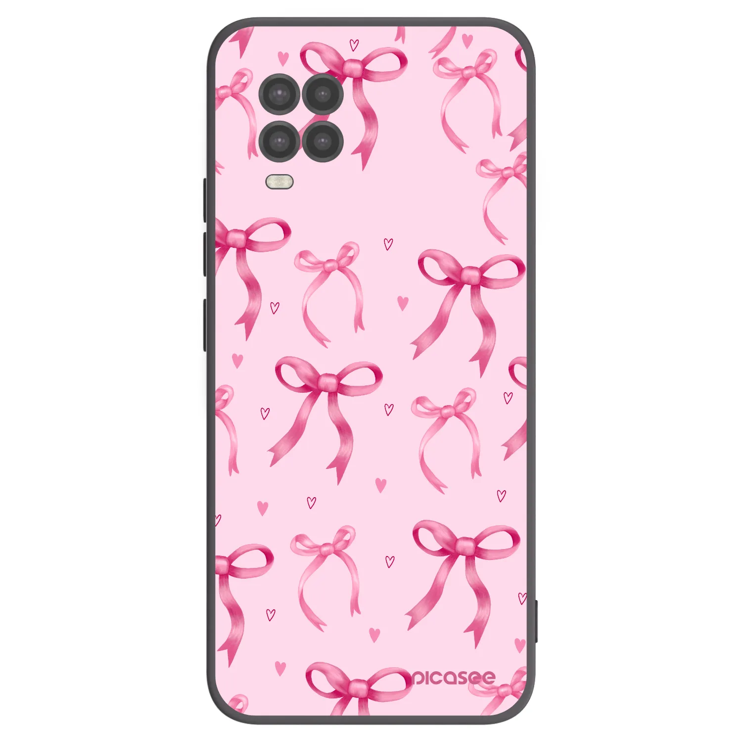 Picasee Xiaomi Mi 10 Lite Hülle - Schwarzes Silikon - Bow Aesthetic