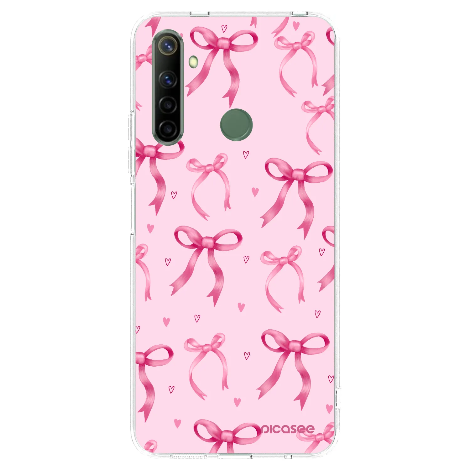 Picasee Realme 5 Hülle - Transparentes Silikon - Bow Aesthetic