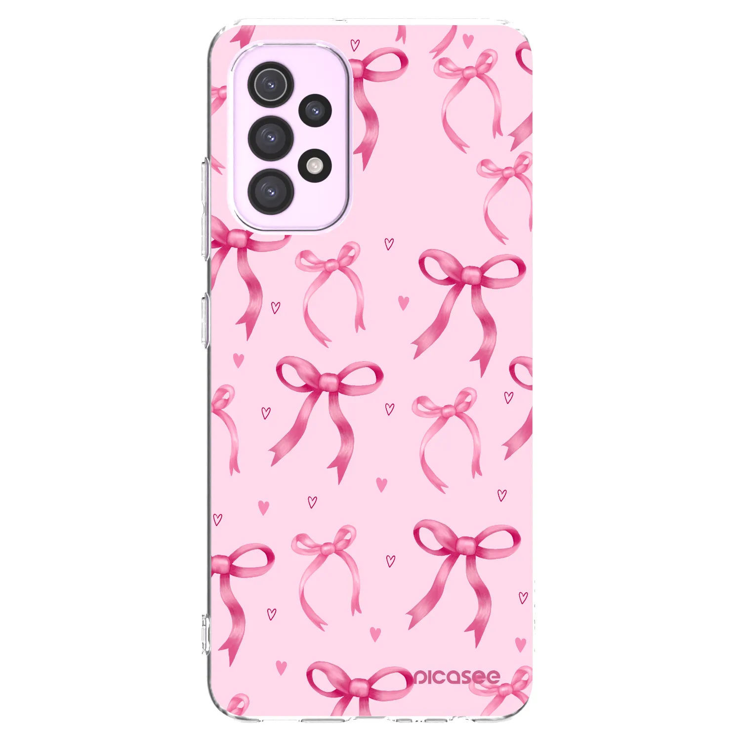 Picasee Samsung Galaxy A32 5G A326B Hülle - Transparentes Silikon - Bow Aesthetic