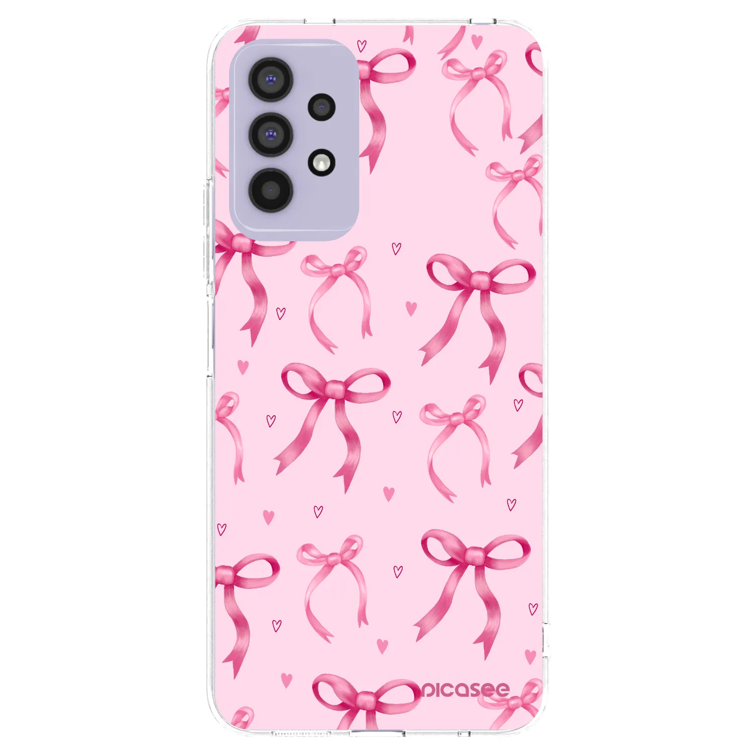 Picasee Samsung Galaxy A32 4G SM-A325F Hülle - Transparentes Silikon - Bow Aesthetic