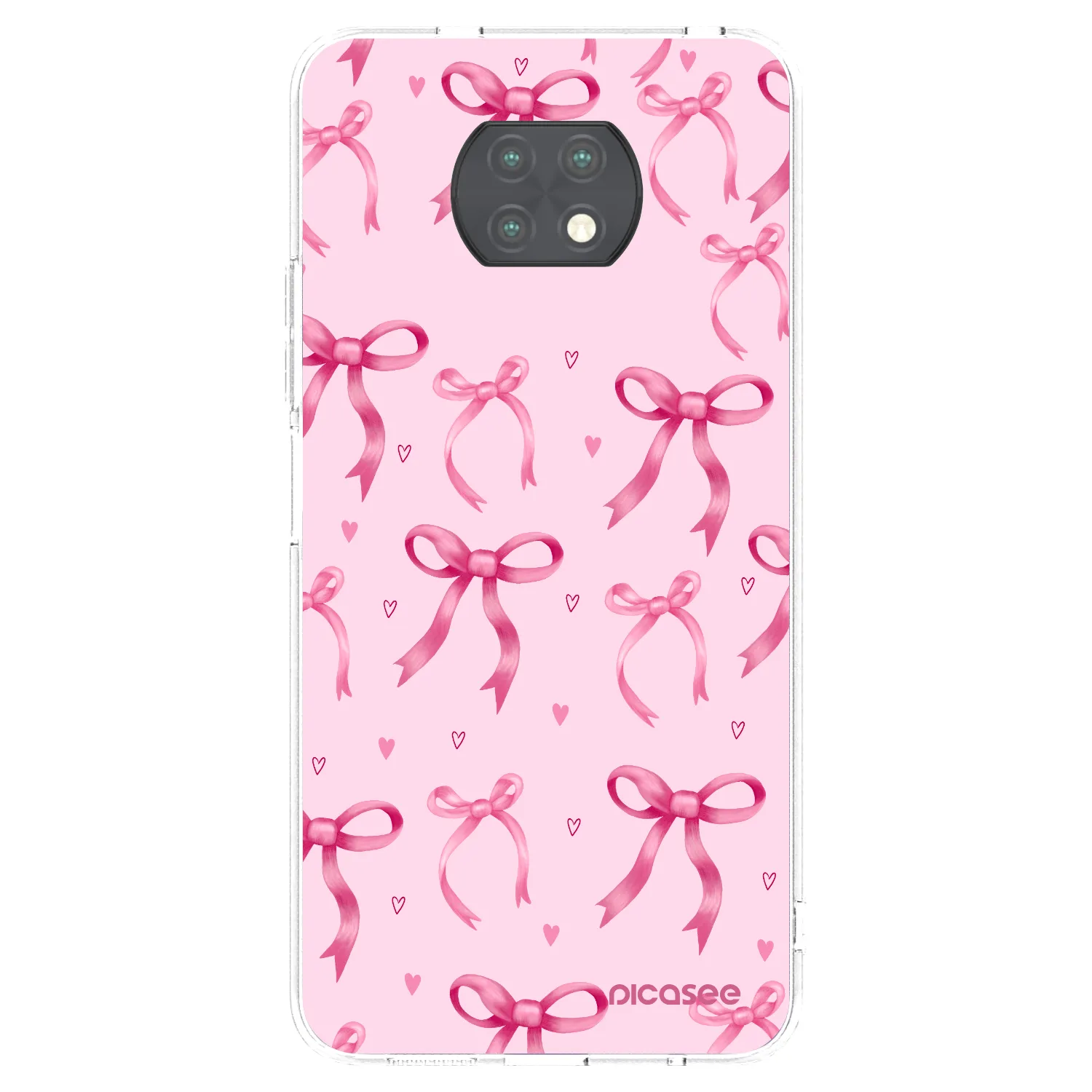 Picasee Xiaomi Redmi Note 9T Hülle - Transparentes Silikon - Bow Aesthetic