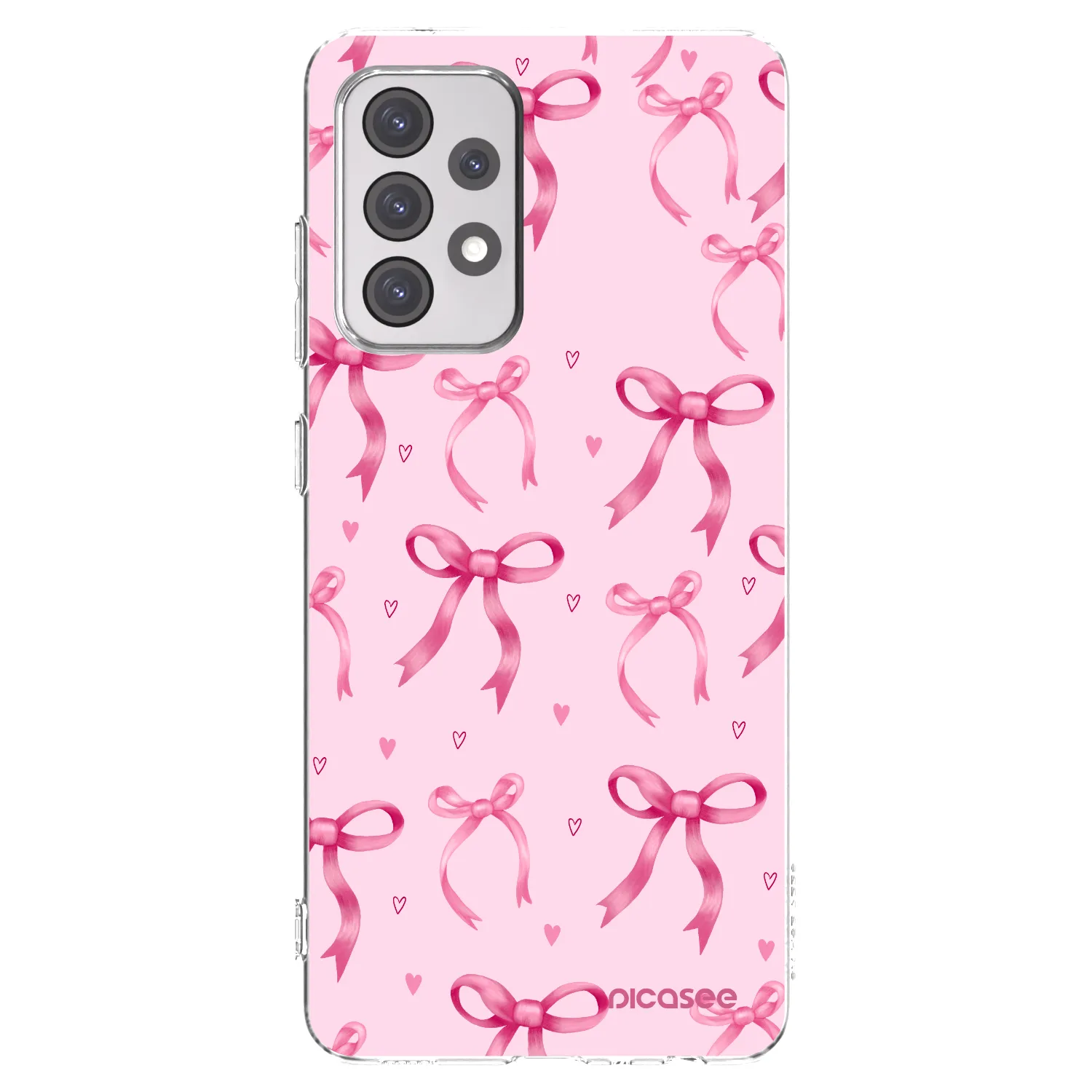 Picasee Samsung Galaxy A52s 5G A528B Hülle - Transparentes Silikon - Bow Aesthetic