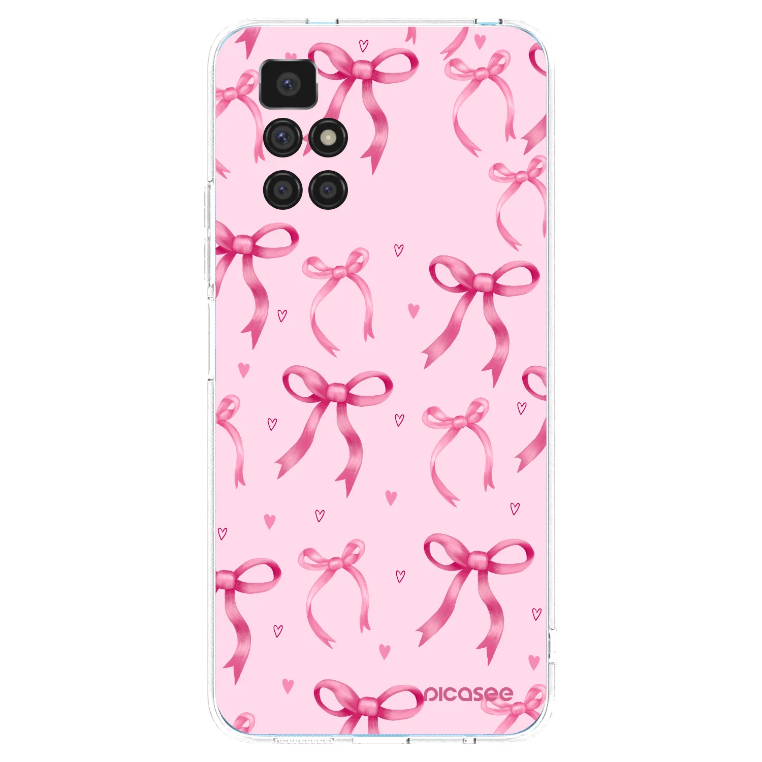 Picasee Xiaomi Redmi 10 Hülle - Transparentes Silikon - Bow Aesthetic