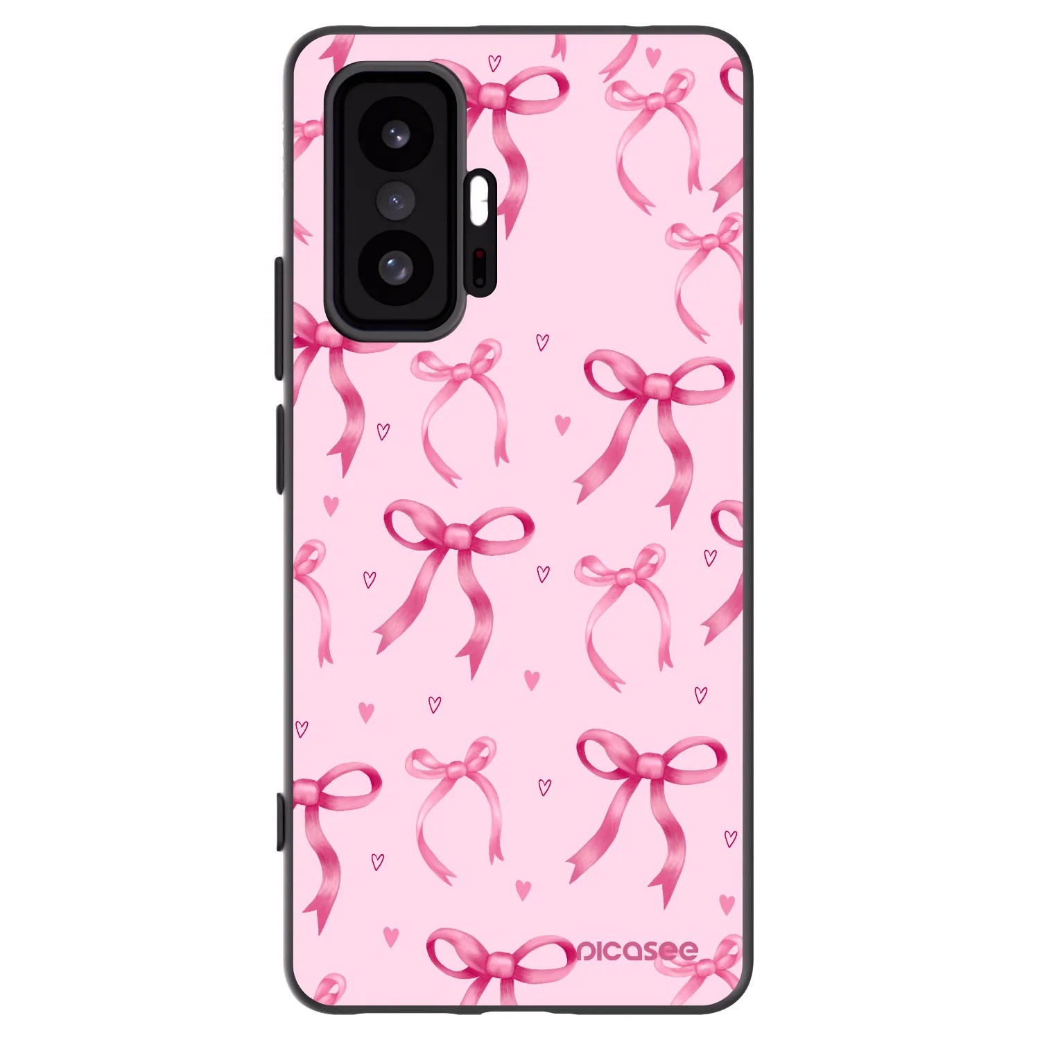 Picasee Xiaomi 11T Hülle - Schwarzes Silikon - Bow Aesthetic