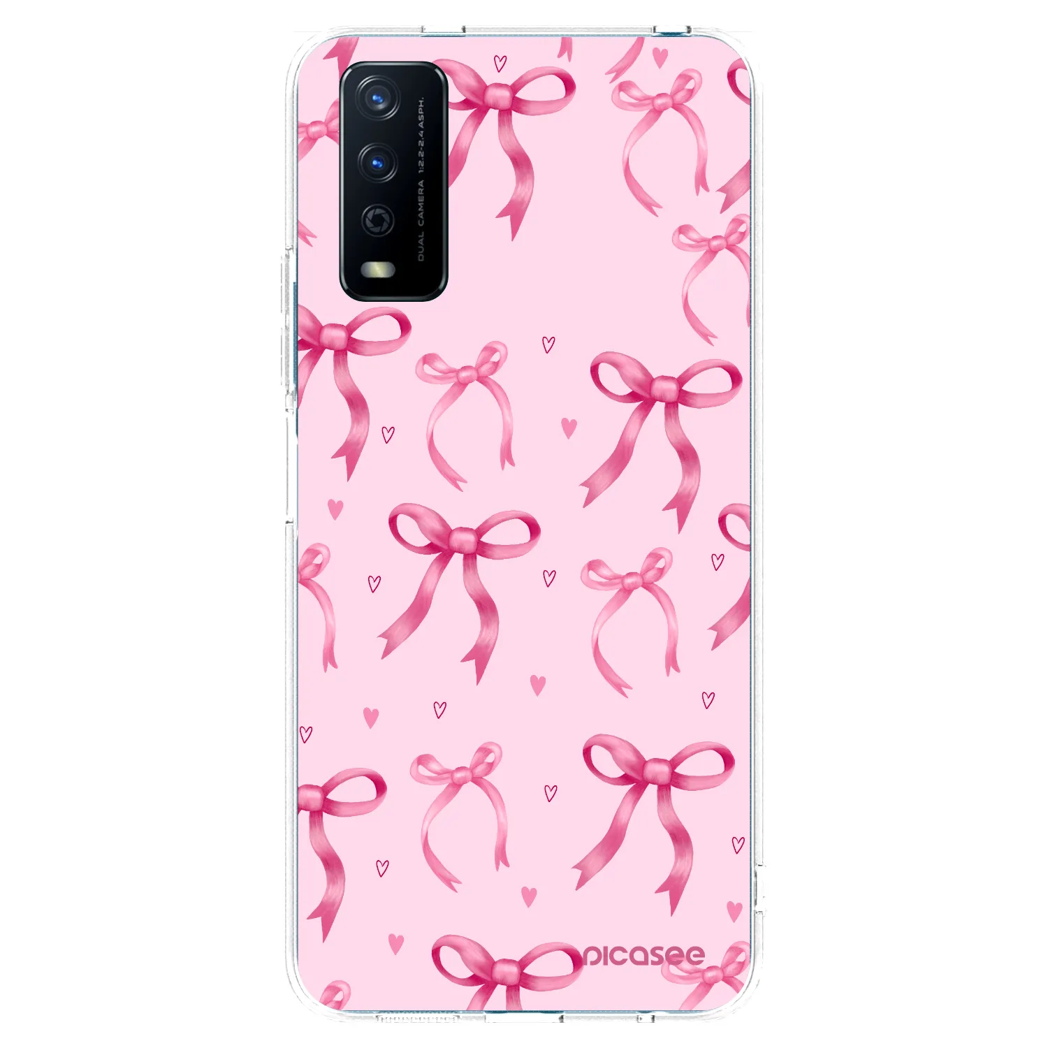 Picasee Vivo Y11s Hülle - Transparentes Silikon - Bow Aesthetic