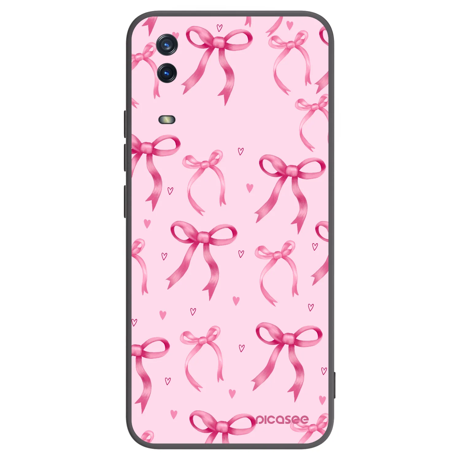 Picasee Vivo Y11s Hülle - Schwarzes Silikon - Bow Aesthetic