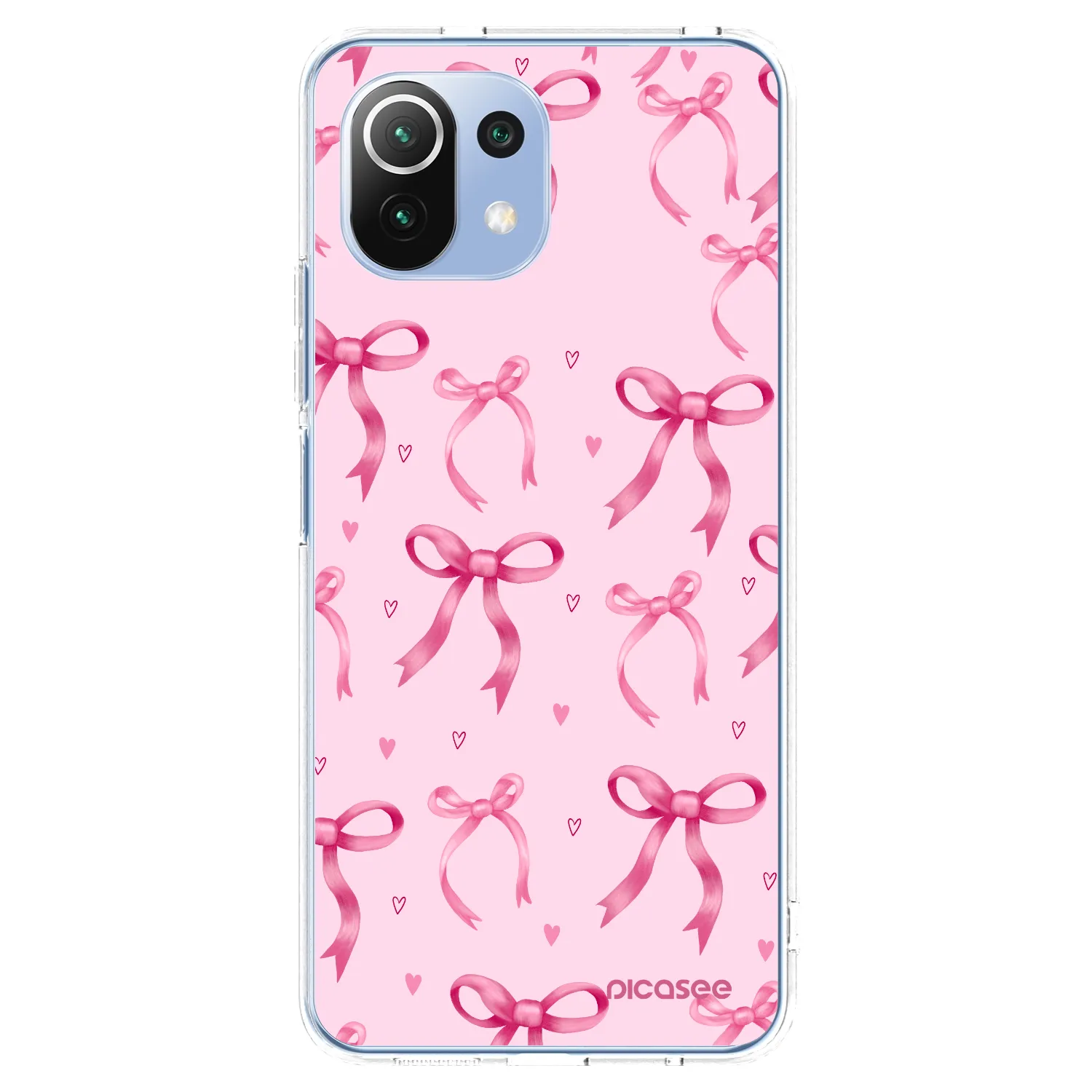 Picasee Xiaomi 11 Lite 5G NE Hülle - Transparentes Silikon - Bow Aesthetic