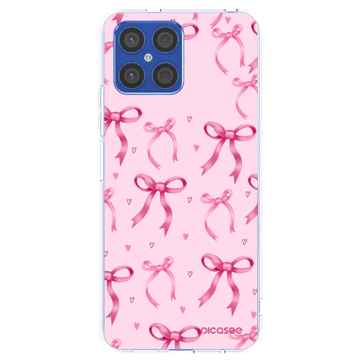 Picasee Honor X8 4G Hülle - Transparentes Silikon - Bow Aesthetic