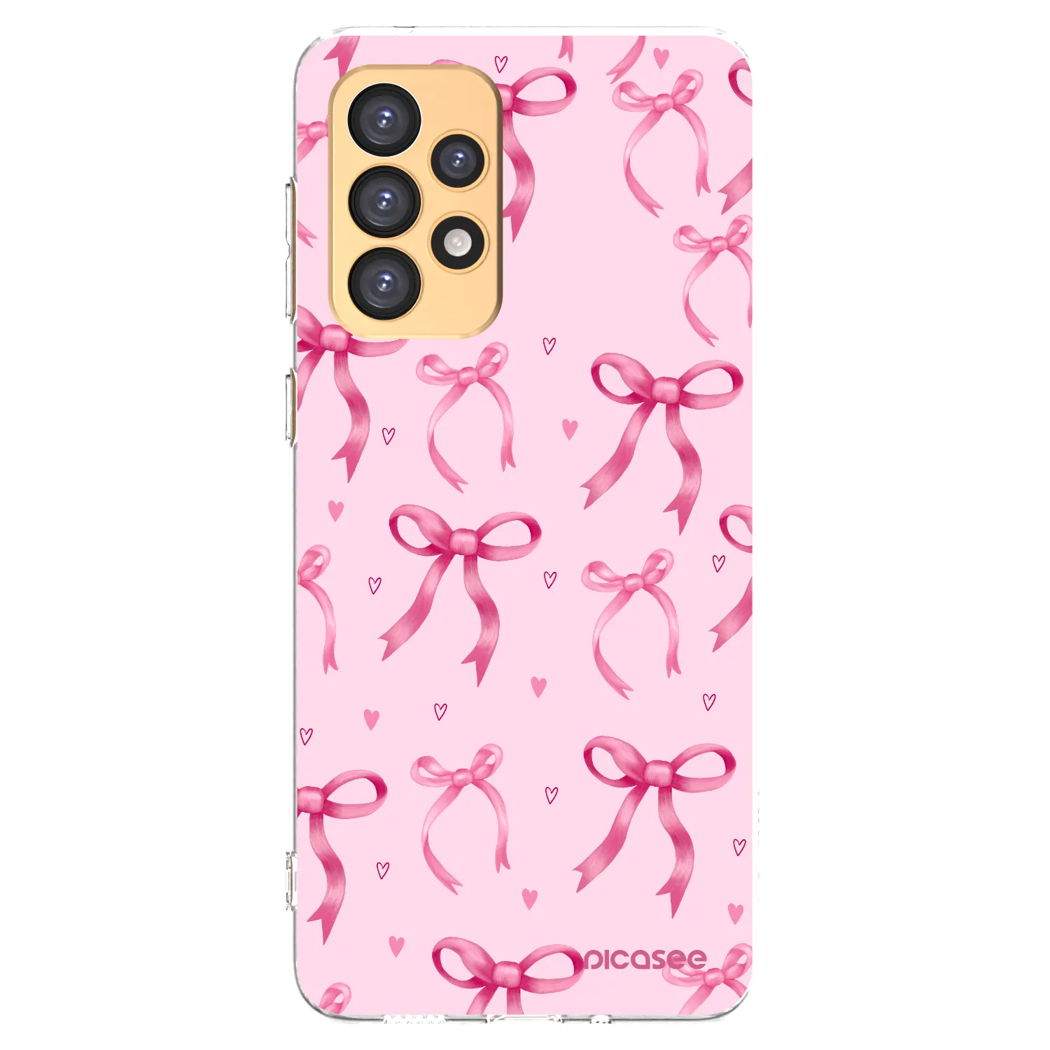 Picasee Samsung Galaxy A33 5G A336 Hülle - Transparentes Silikon - Bow Aesthetic
