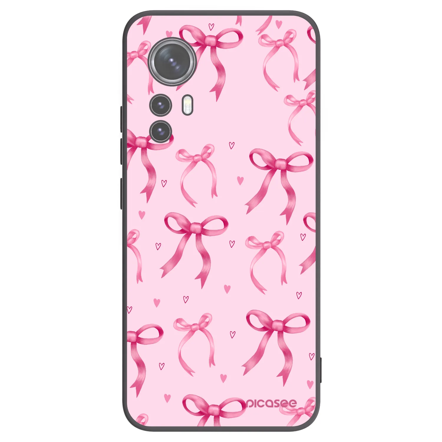 Picasee Xiaomi 12X Hülle - Schwarzes Silikon - Bow Aesthetic