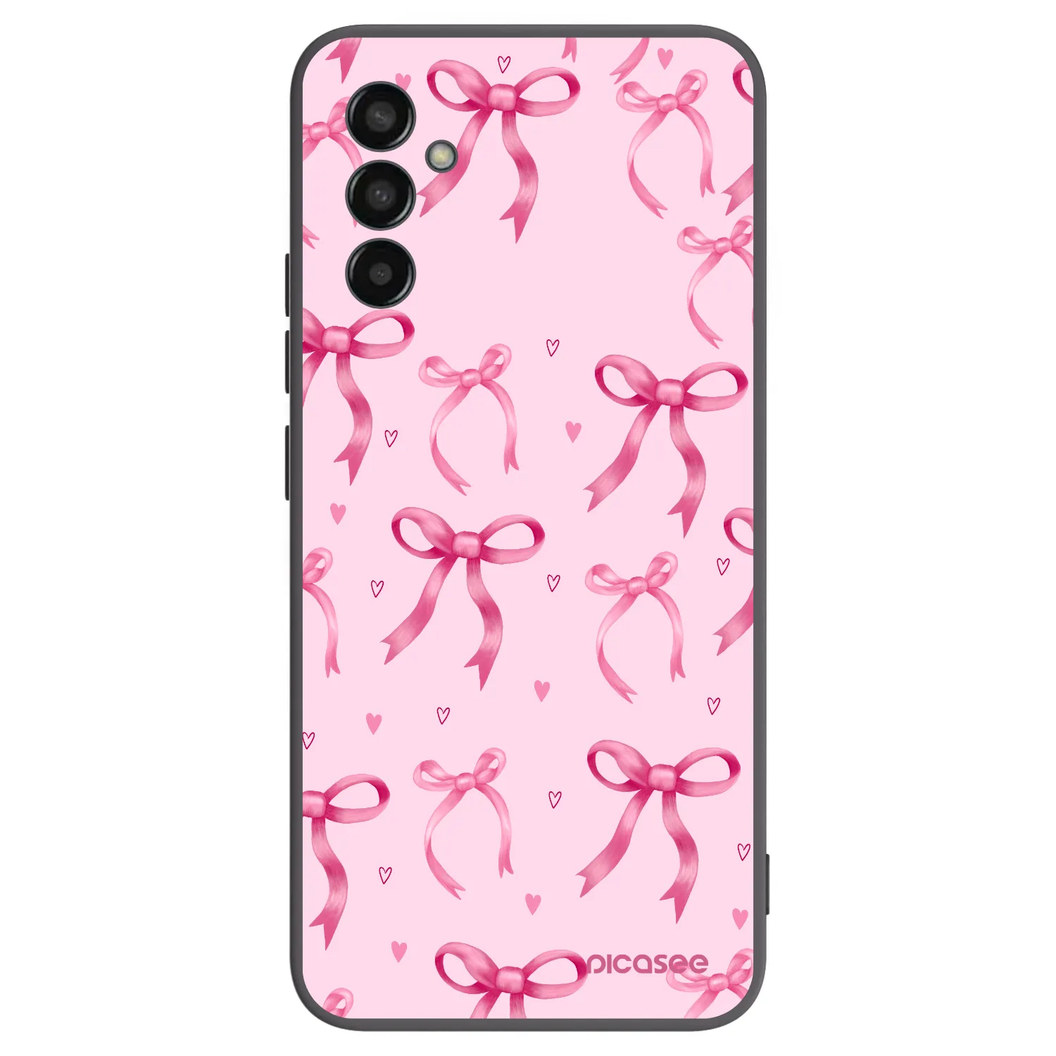 Picasee Samsung Galaxy M13 M135F Hülle - Schwarzes Silikon - Bow Aesthetic