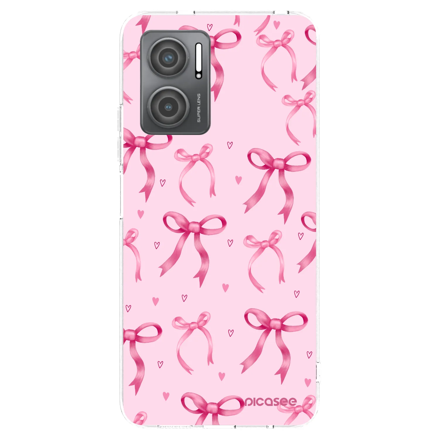 Picasee Xiaomi Redmi 10 5G Hülle - Transparentes Silikon - Bow Aesthetic