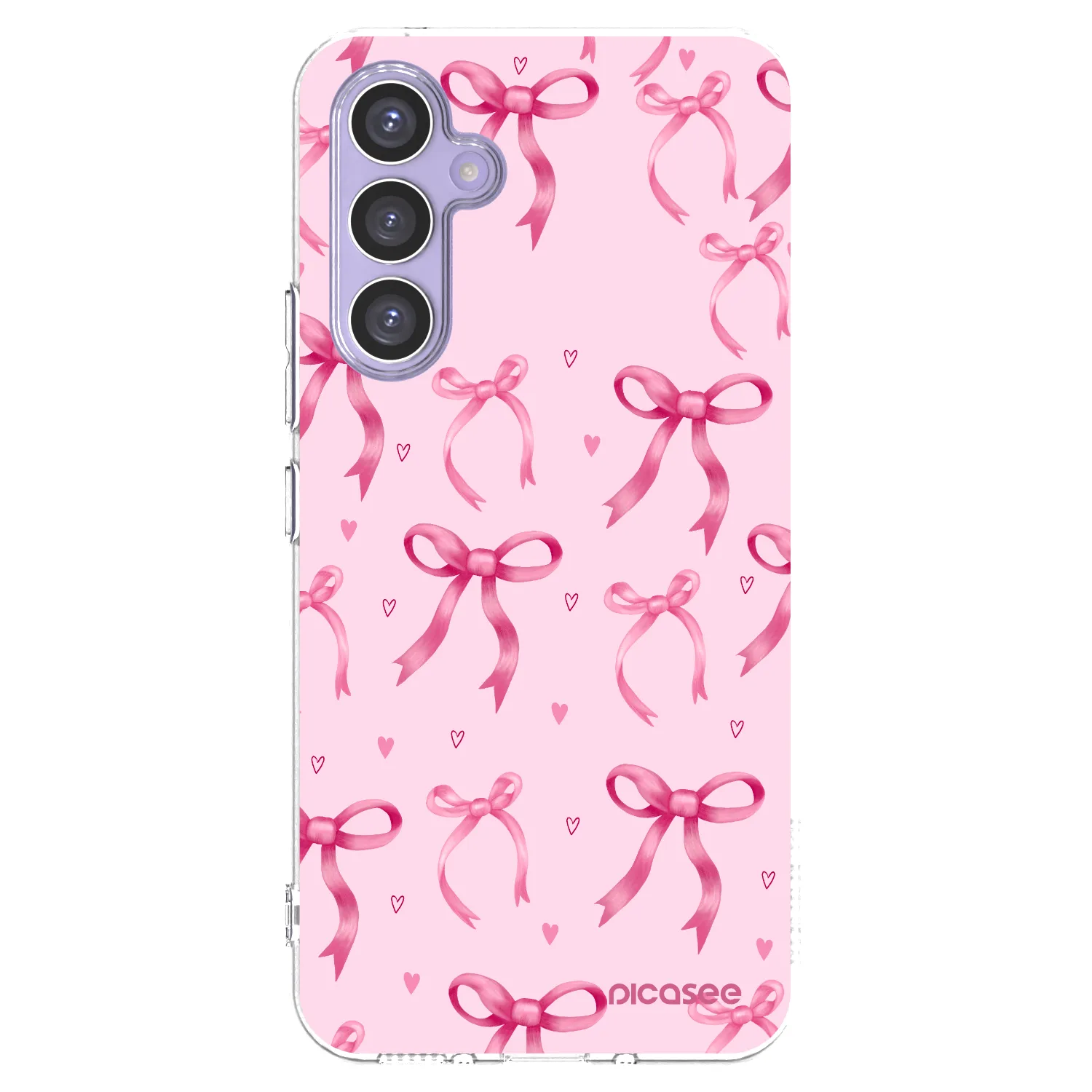 Picasee Samsung Galaxy A54 5G A546B Hülle - Transparentes Silikon - Bow Aesthetic