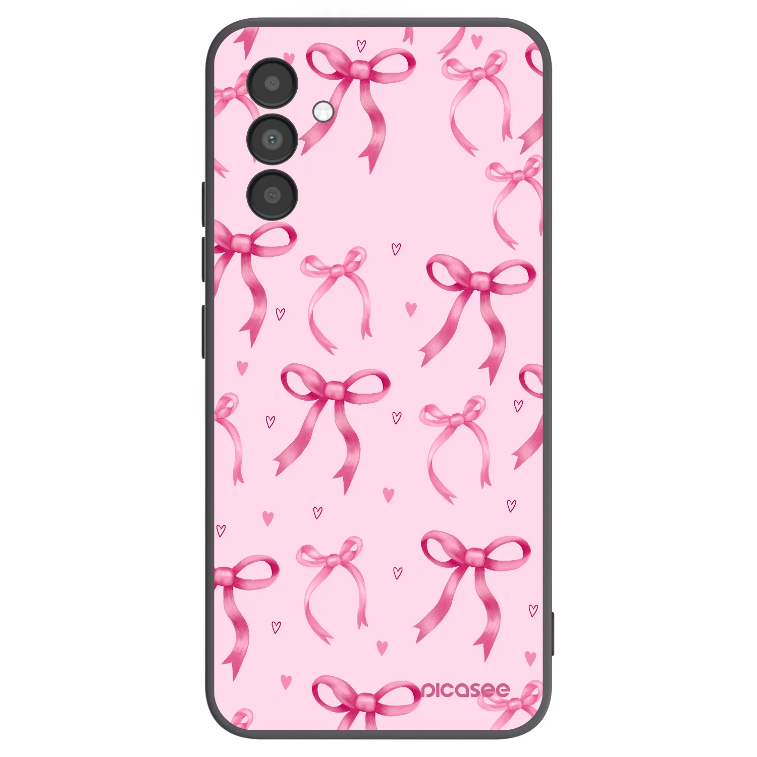 Picasee Samsung Galaxy A04s A047F Hülle - Schwarzes Silikon - Bow Aesthetic