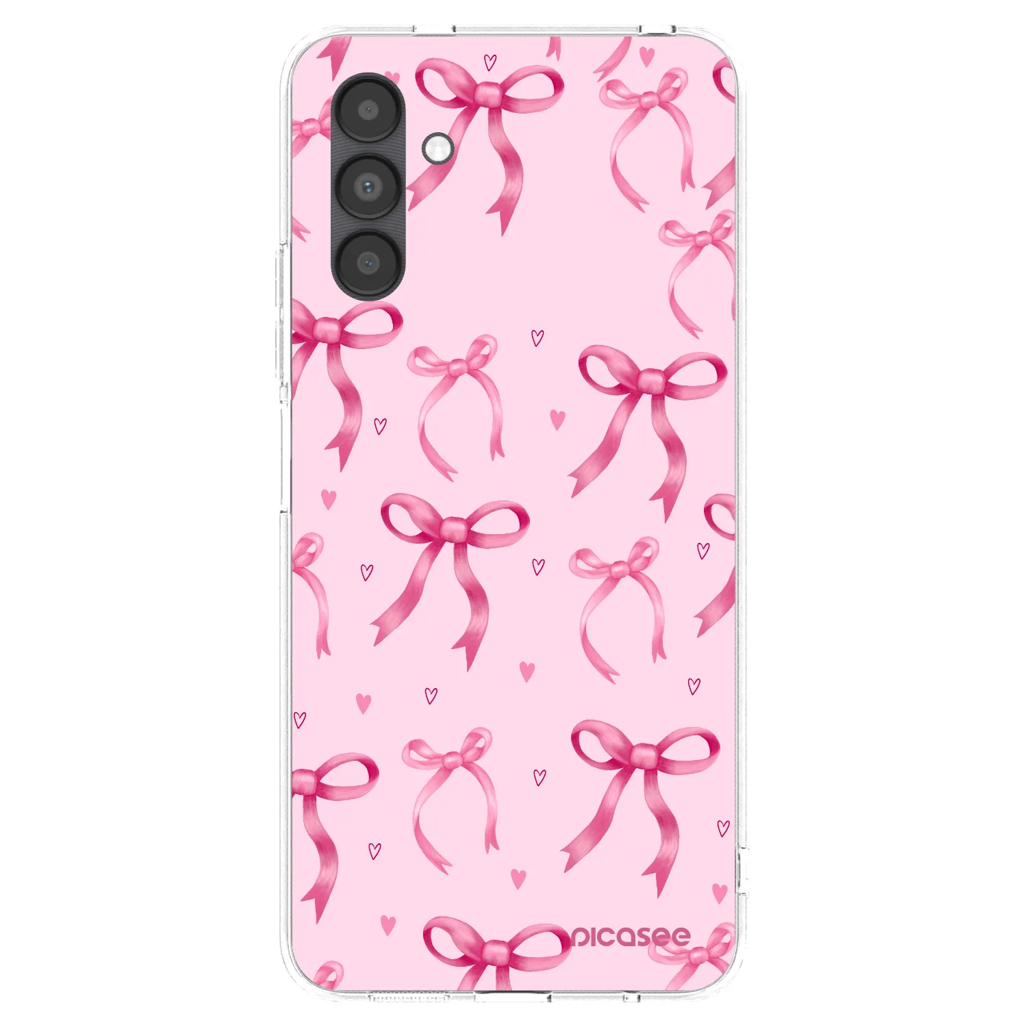Picasee Samsung Galaxy A04s A047F Hülle - Transparentes Silikon - Bow Aesthetic