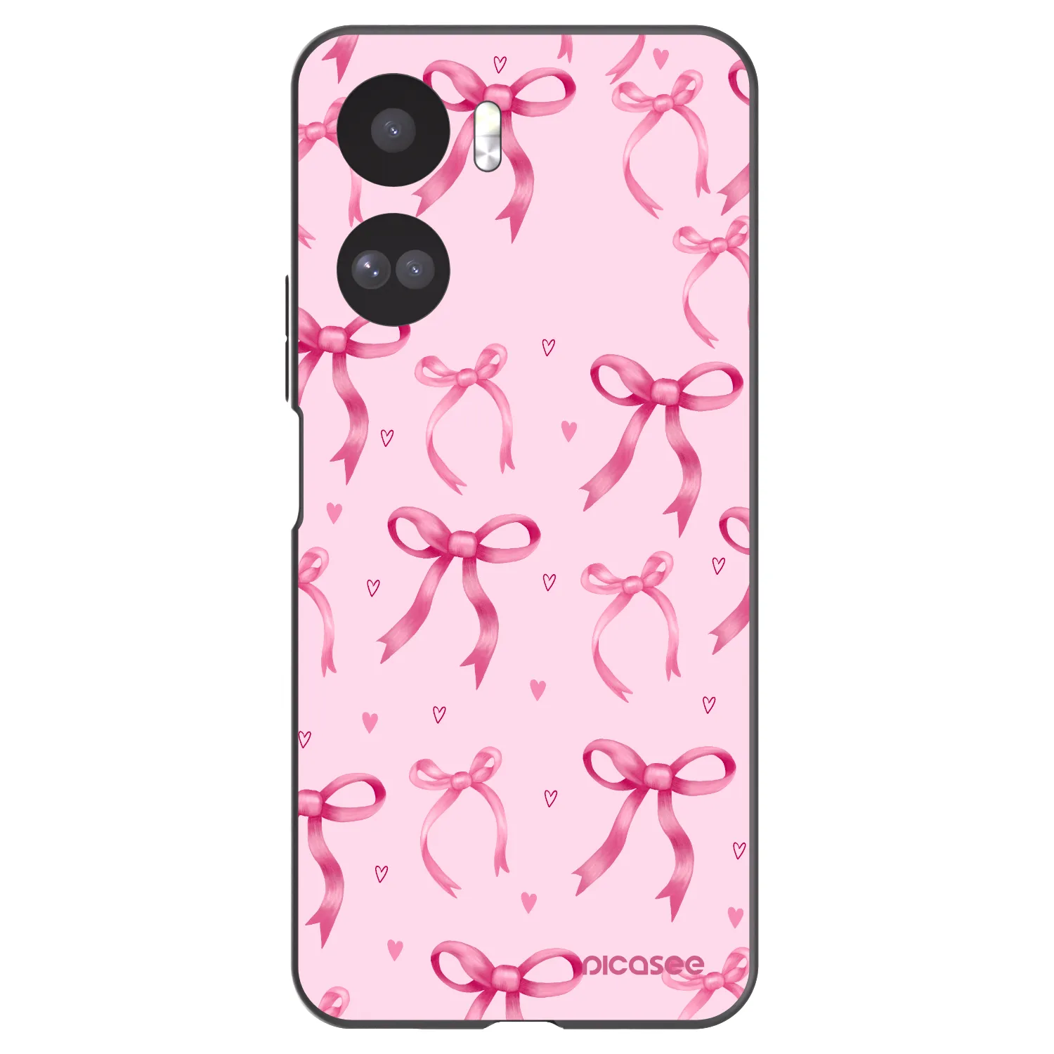 Picasee Honor 90 Lite 5G Hülle - Schwarzes Silikon - Bow Aesthetic