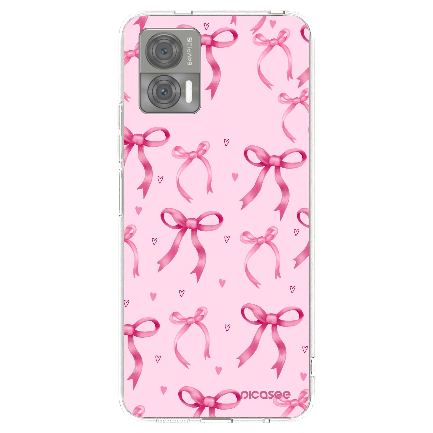 Picasee Motorola Edge 30 Neo Hülle - Transparentes Silikon - Bow Aesthetic