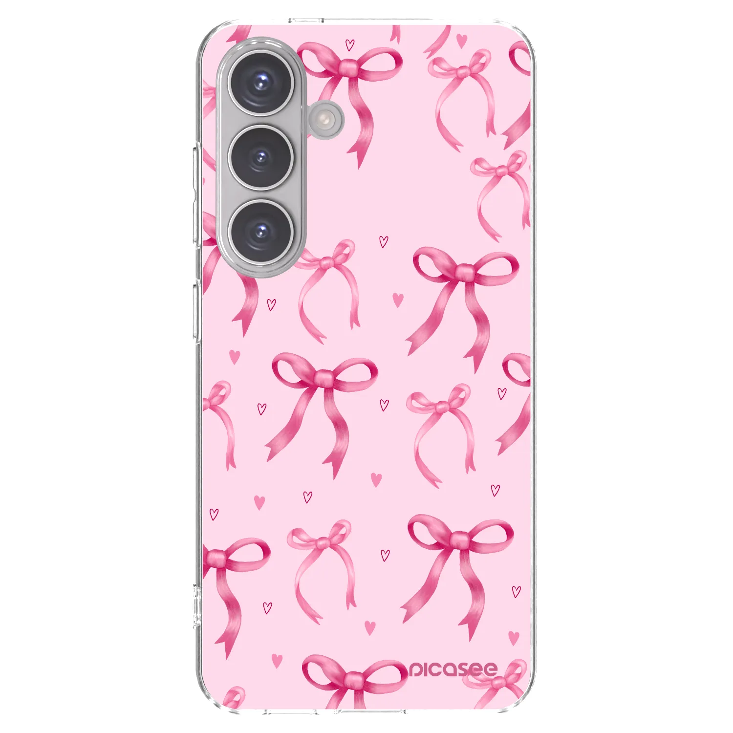 Picasee Samsung Galaxy S24 S921B 5G Hülle - Transparentes Silikon - Bow Aesthetic
