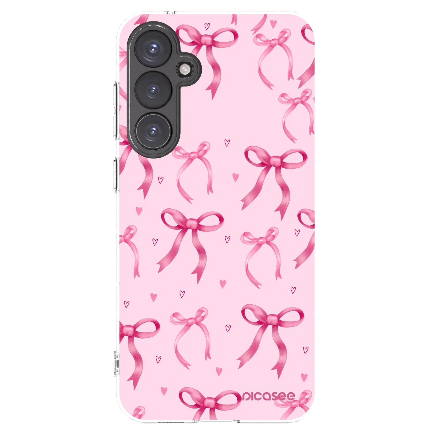 Picasee Samsung Galaxy S23 FE S711B Hülle - Transparentes Silikon - Bow Aesthetic