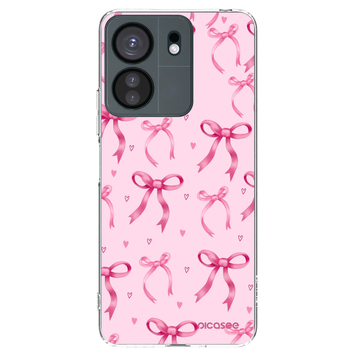 Picasee Xiaomi Redmi 13C 4G Hülle - Transparentes Silikon - Bow Aesthetic