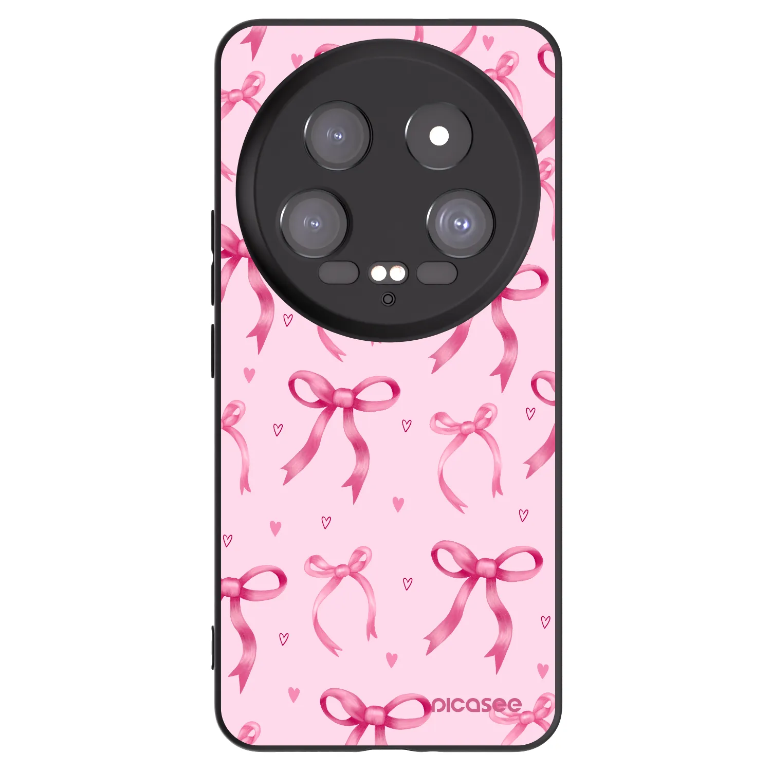 Picasee Xiaomi 14 Ultra Hülle - Schwarzes Silikon - Bow Aesthetic