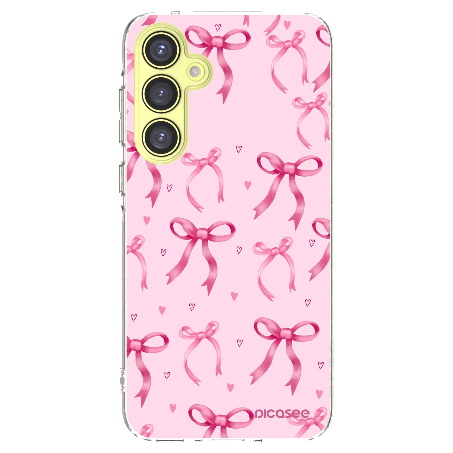 Picasee Samsung Galaxy A35 5G A356B Hülle - Transparentes Silikon - Bow Aesthetic