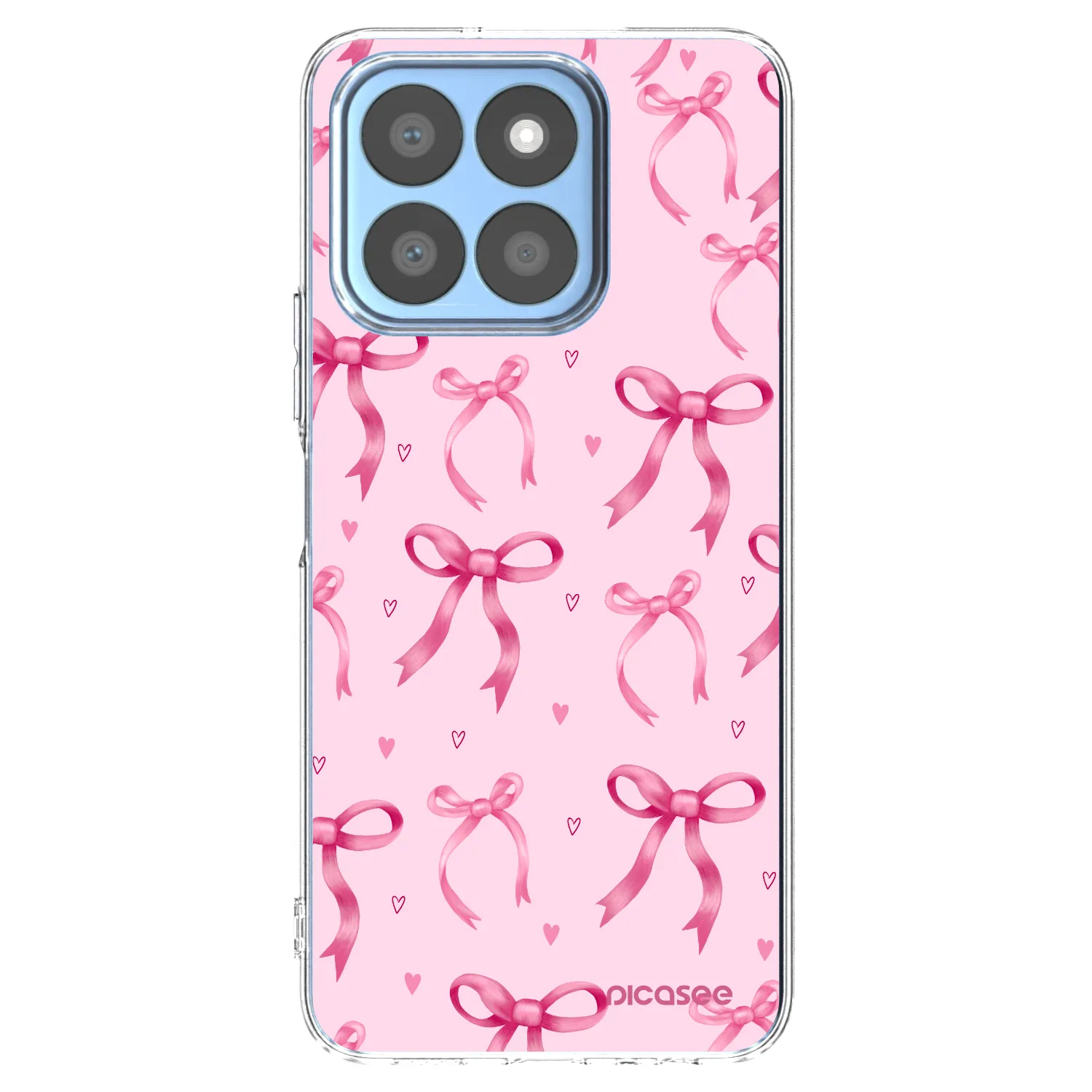 Picasee Honor X8b Hülle - Transparentes Silikon - Bow Aesthetic