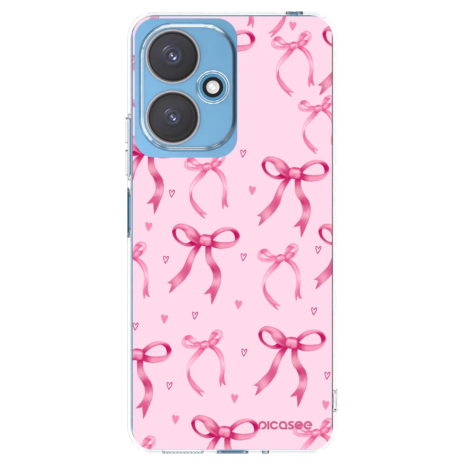 Picasee Xiaomi Redmi 13C 5G Hülle - Transparentes Silikon - Bow Aesthetic