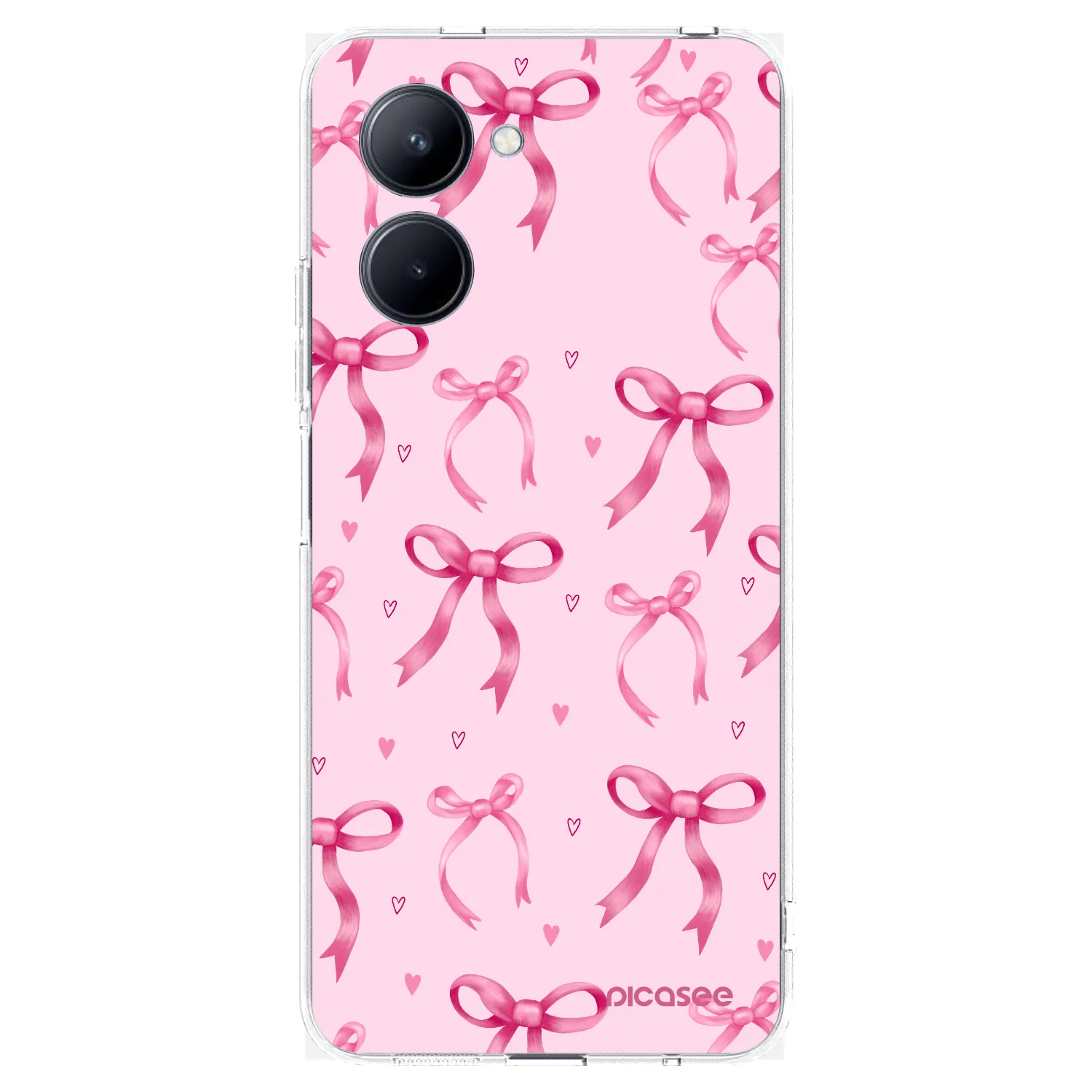 Picasee Realme C33 (2023) Hülle - Transparentes Silikon - Bow Aesthetic