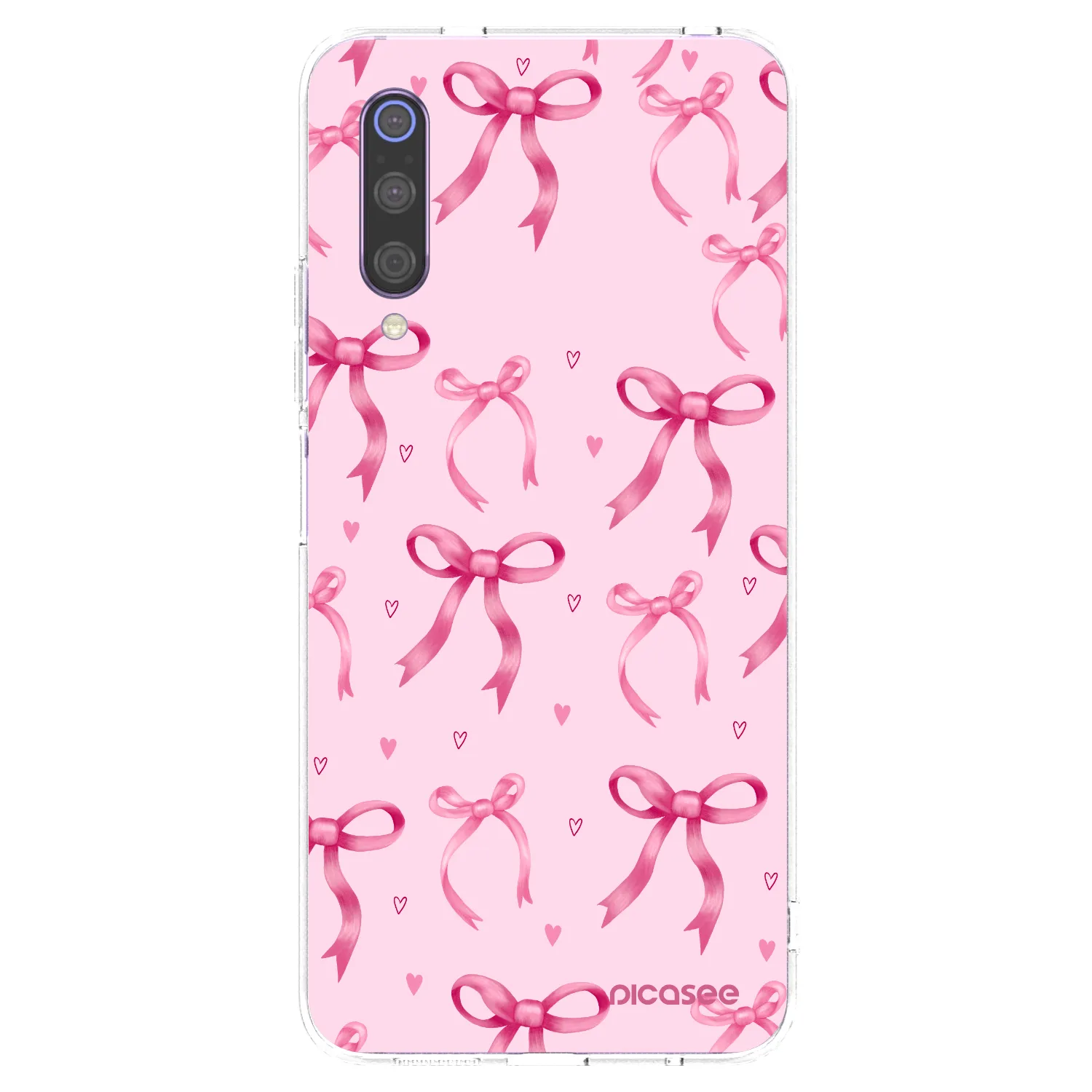 Picasee Xiaomi Mi 9 Hülle - Transparentes Silikon - Bow Aesthetic