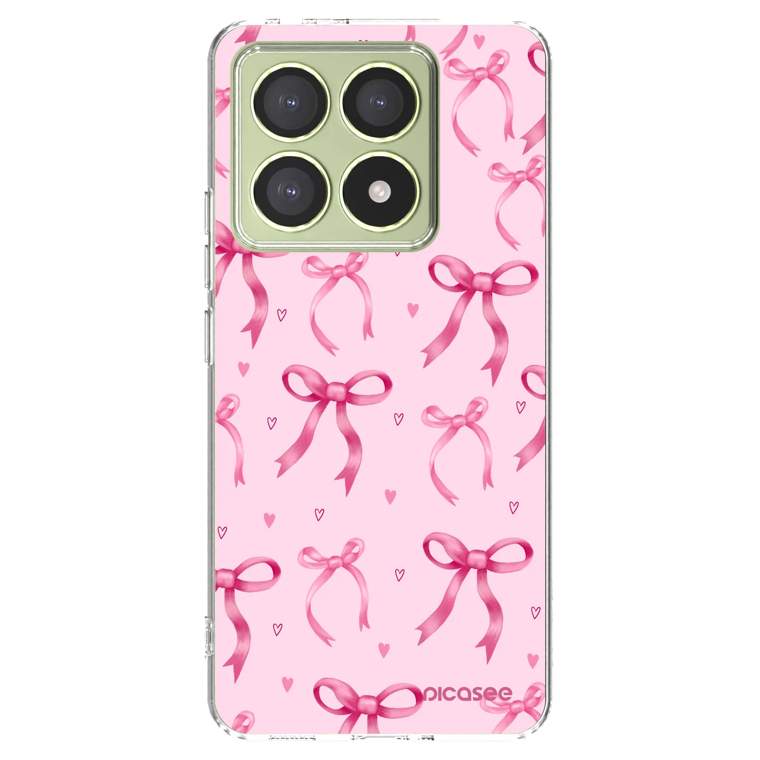 Picasee Xiaomi 14T Hülle - Transparentes Silikon - Bow Aesthetic