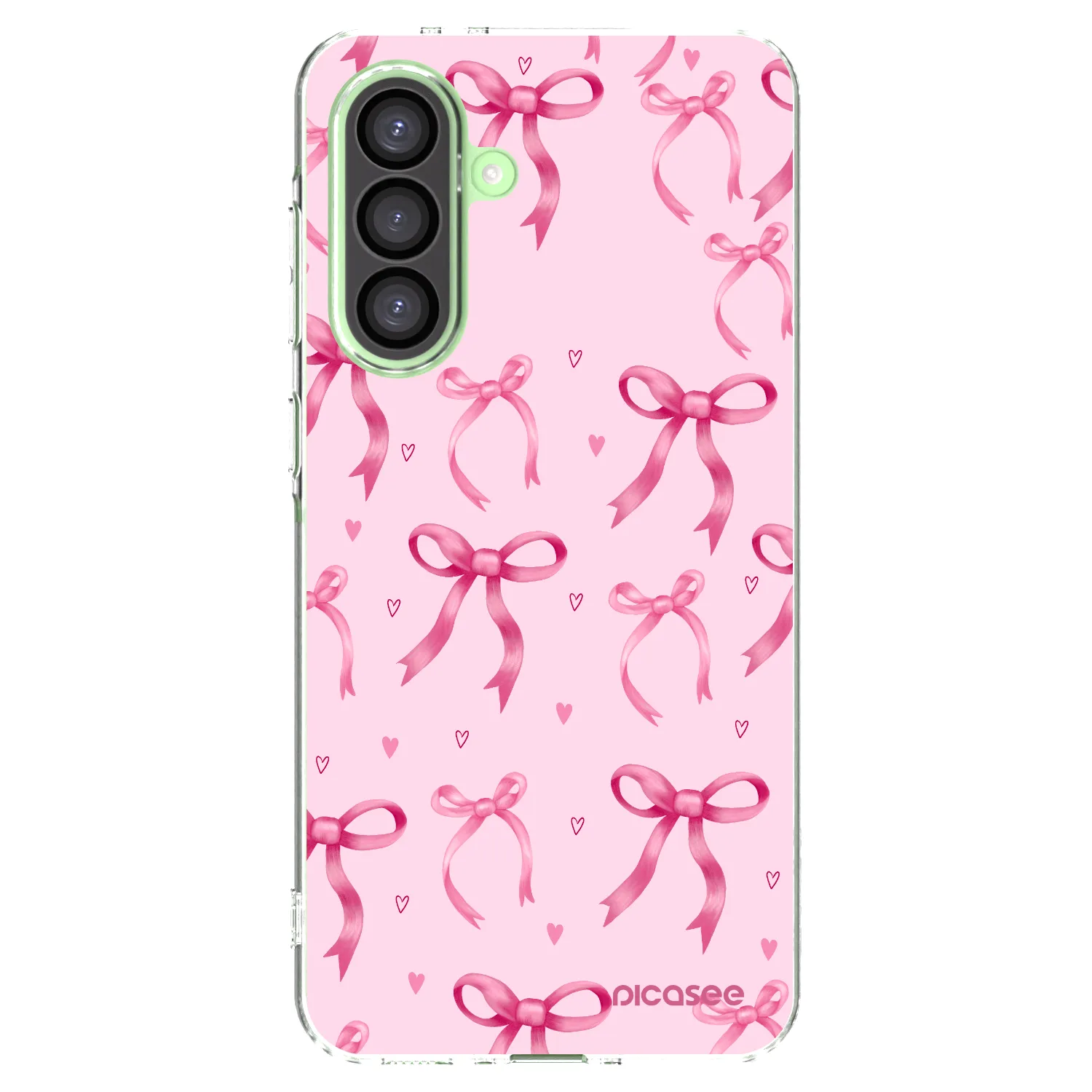 Picasee Samsung Galaxy A26 5G A266B Hülle - Transparentes Silikon - Bow Aesthetic