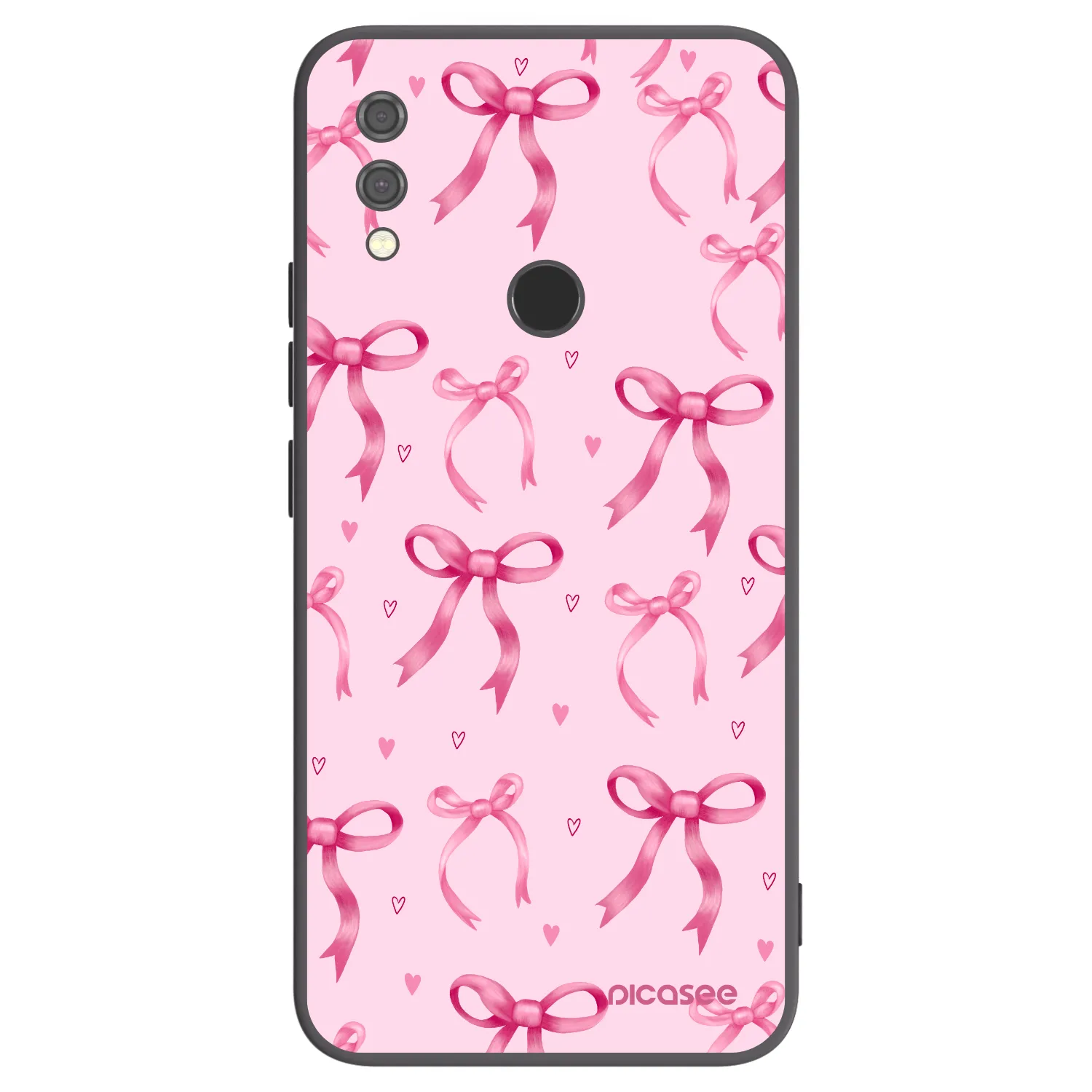 Picasee Xiaomi Redmi Note 7 Hülle - Schwarzes Silikon - Bow Aesthetic