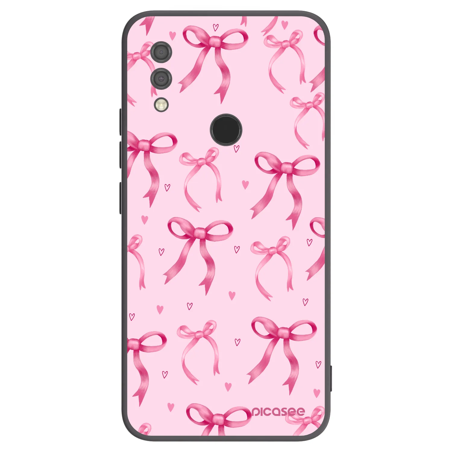 Picasee Xiaomi Redmi 7 Hülle - Schwarzes Silikon - Bow Aesthetic