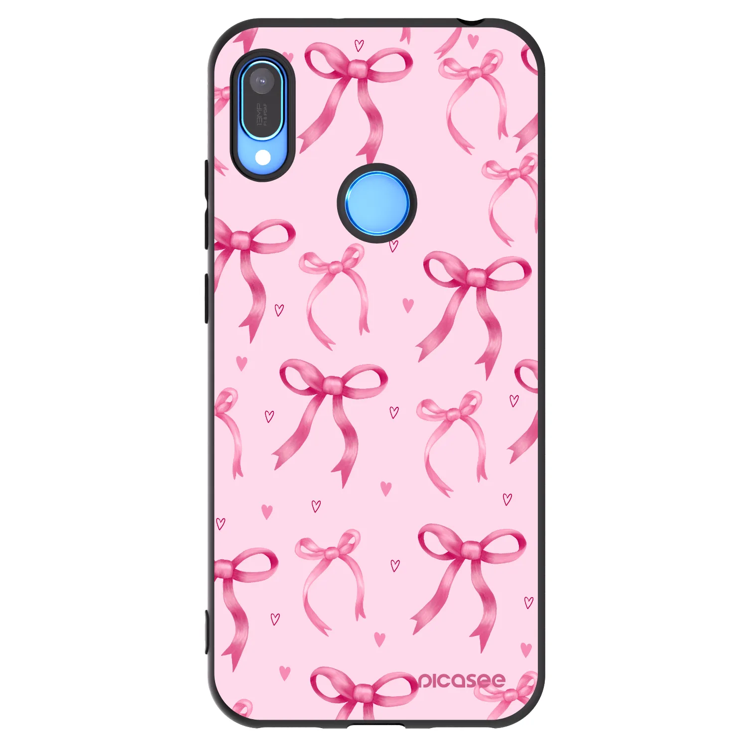 Picasee Huawei Y6 2019 Hülle - Schwarzes Silikon - Bow Aesthetic